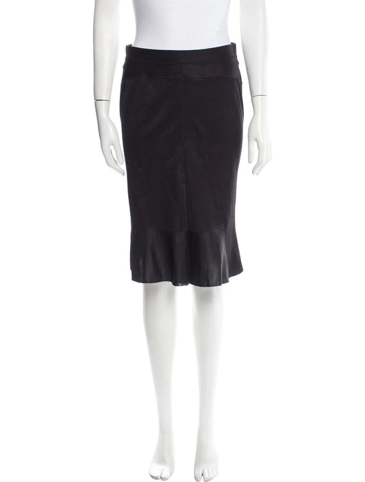 Vintage Fall 2003 Junya Watanabe Comme des Garçons Black Pencil Skirt (S)