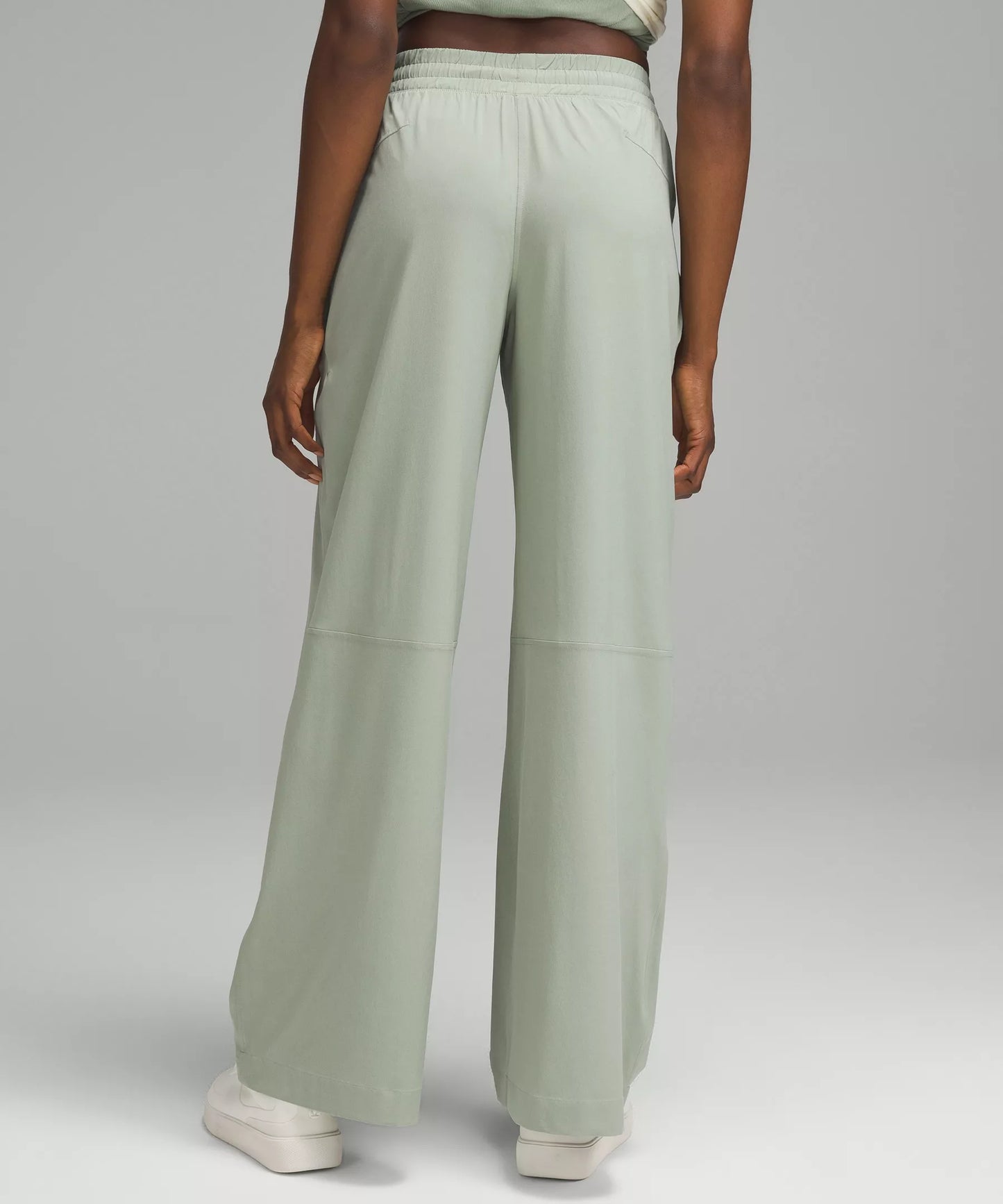 Lululemon Swift Mid Rise Wide Leg Pants 2024 in Sage Green (14)