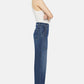 Mother The Quarter Breaker Flood Denim Jeans in Dark Wash Howdy (32)