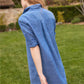 Frank & Eileen Hunter Shirt Dress in Blue Linen Speckle