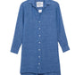 Frank & Eileen Hunter Shirt Dress in Blue Linen Speckle