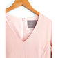 Lela Rose Light Blush Pink Wool Blend Scarf Cuff Dress (6)