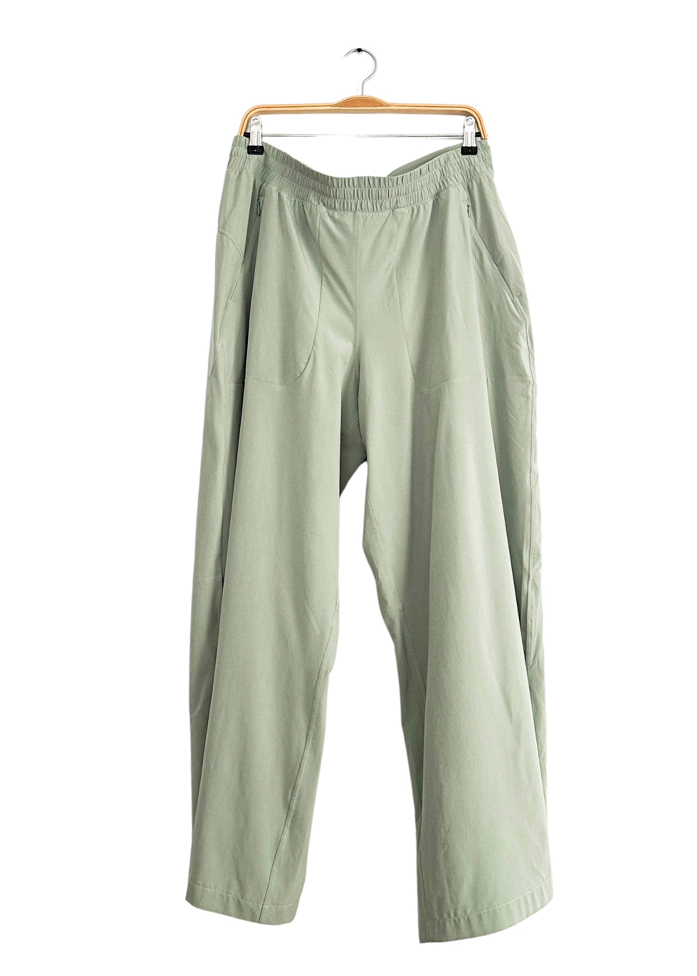 Lululemon Swift Mid Rise Wide Leg Pants 2024 in Sage Green (14)