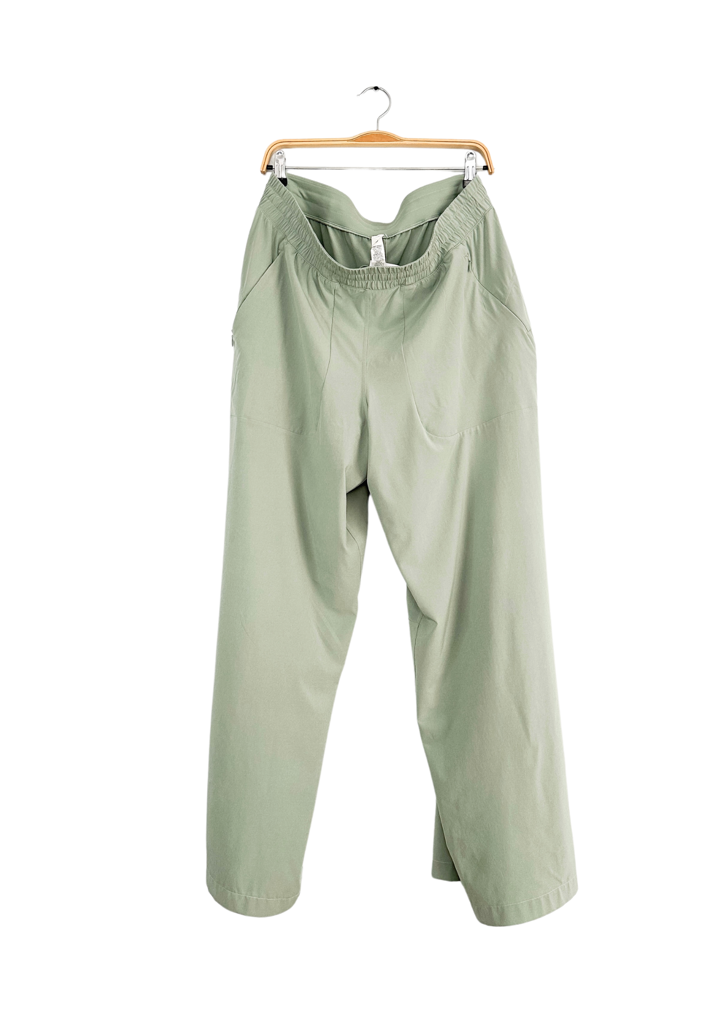 Lululemon Swift Mid Rise Wide Leg Pants 2024 in Sage Green (14)