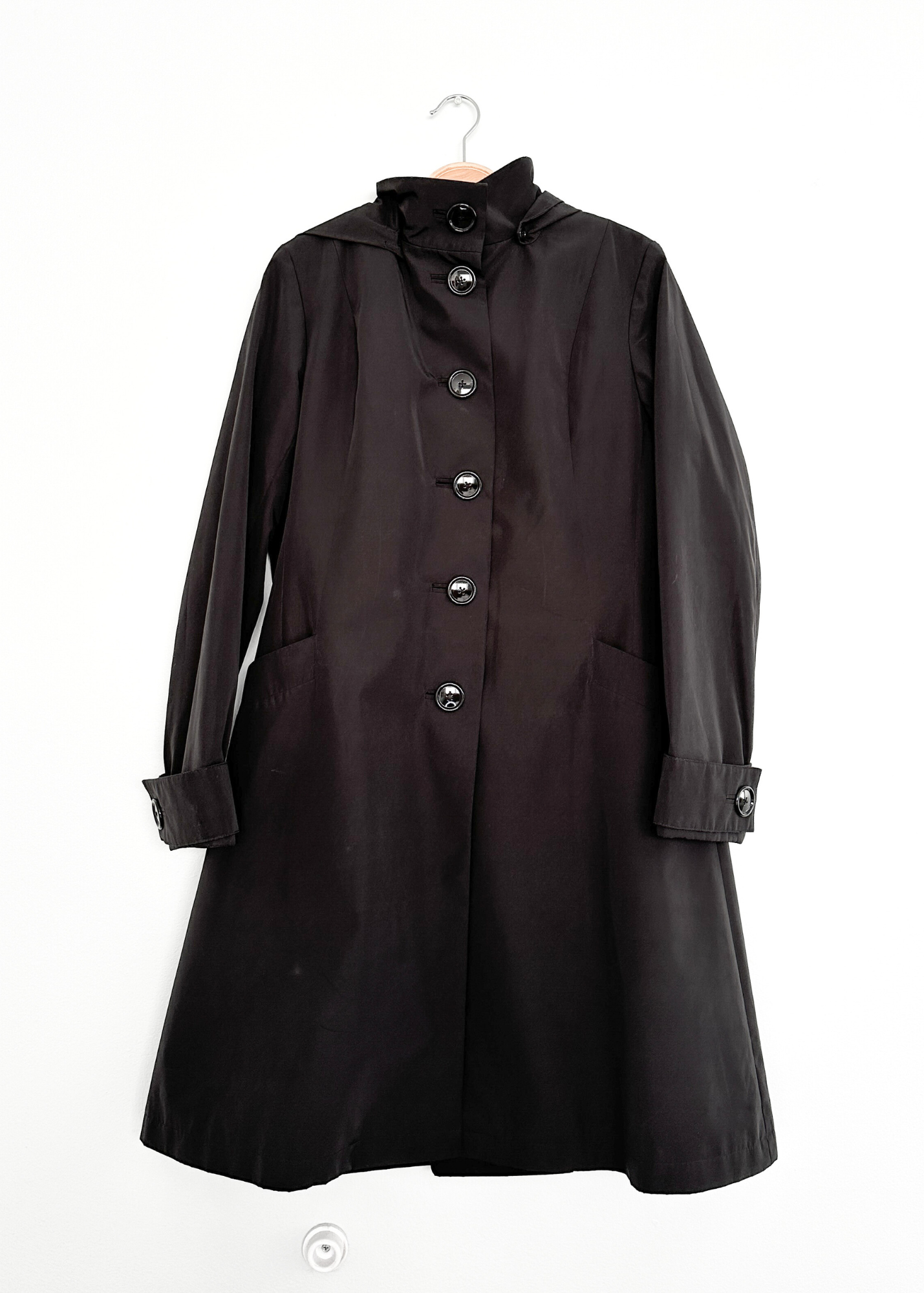 Jane Post Black Rain 2-in-1 Coat with Wool Zipped Liner