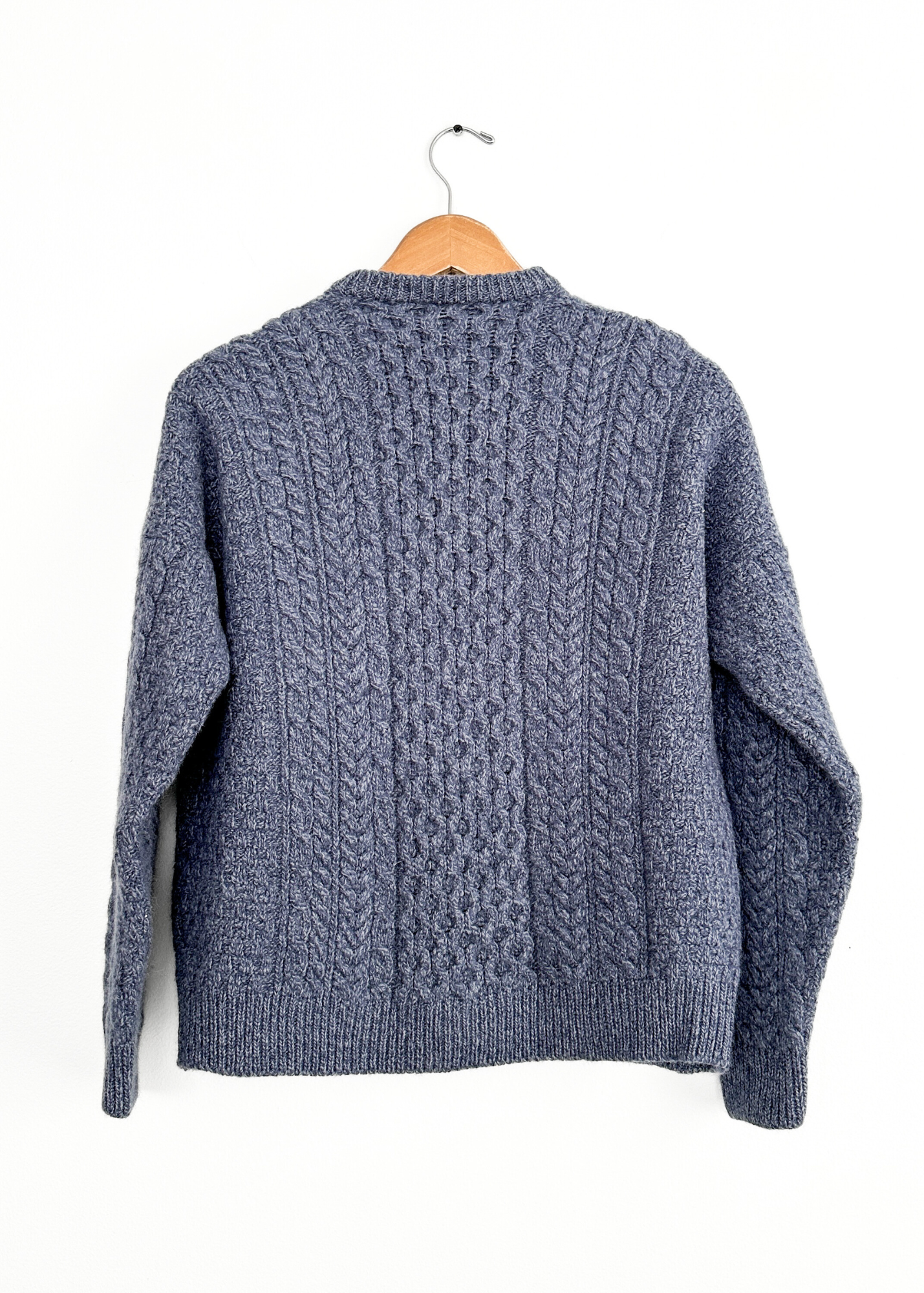 Carraig Donn Irish Knit Merino Wool Sweater Cardigan (S)