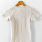 Alex Mill Remy Pointelle Cotton Tee in Off-White (XS)