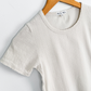 Alex Mill Remy Pointelle Cotton Tee in Off-White (XS)