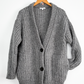 LUNYA Chunky Wool Cardigan in Serene Grey (XS/S)