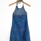 Vintage 00s Polo Jeans Co. Ralph Lauren Denim Halter Dress (2)