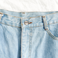 Vintage 80s / 90s Fredricks of Hollywood Light Wash Heart Mesh Cutouts Jeans