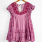 Free People Cutie Pie Purple Embroidered Romper