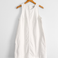 J.Crew White Denim Jumper Dress (10 or M)