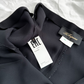 Les Copains Black Tapered Zip Ankle Pants (IT 40 or US 4)