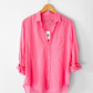 NEW Frank & Eileen Featherweight Pink Cotton Button Down Shirt (L)