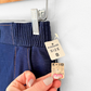NEW Vintage 70s 80s Dark Denim Pull-On Flare Stretch Jeans (S)