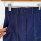 NEW Vintage 70s 80s Dark Denim Pull-On Flare Stretch Jeans (S)