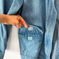 Vintage 90s Blass Sport Denim Chore Jacket (M)