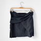 Thakoon Addition Charcoal Gray Pinstripe Draped Mini Skirt (6)