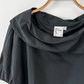 Finley Skipper Black Folded Neck Shift Dress (M)