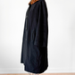 Vintage 60s Black Cashmere & Mink Collar Winter Coat (L)