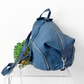 Rebecca Minkoff Julian Backpack in Blue Pebbled Leather