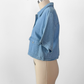 Vintage 90s Ruff Hewn Denim Boxy Crop Top Button Down (M)