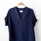 Xirena Avery Top in North Star Navy Blue (S)