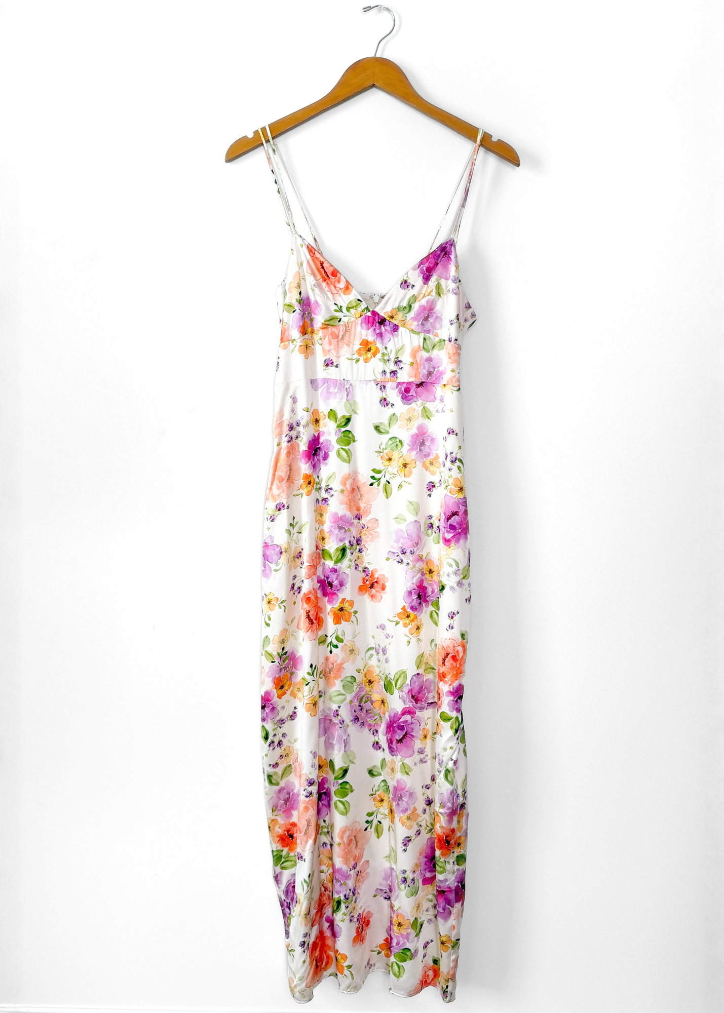 Favorite Daughter The Rosemary Maxi Slip Dress in Oahu Floral Print
