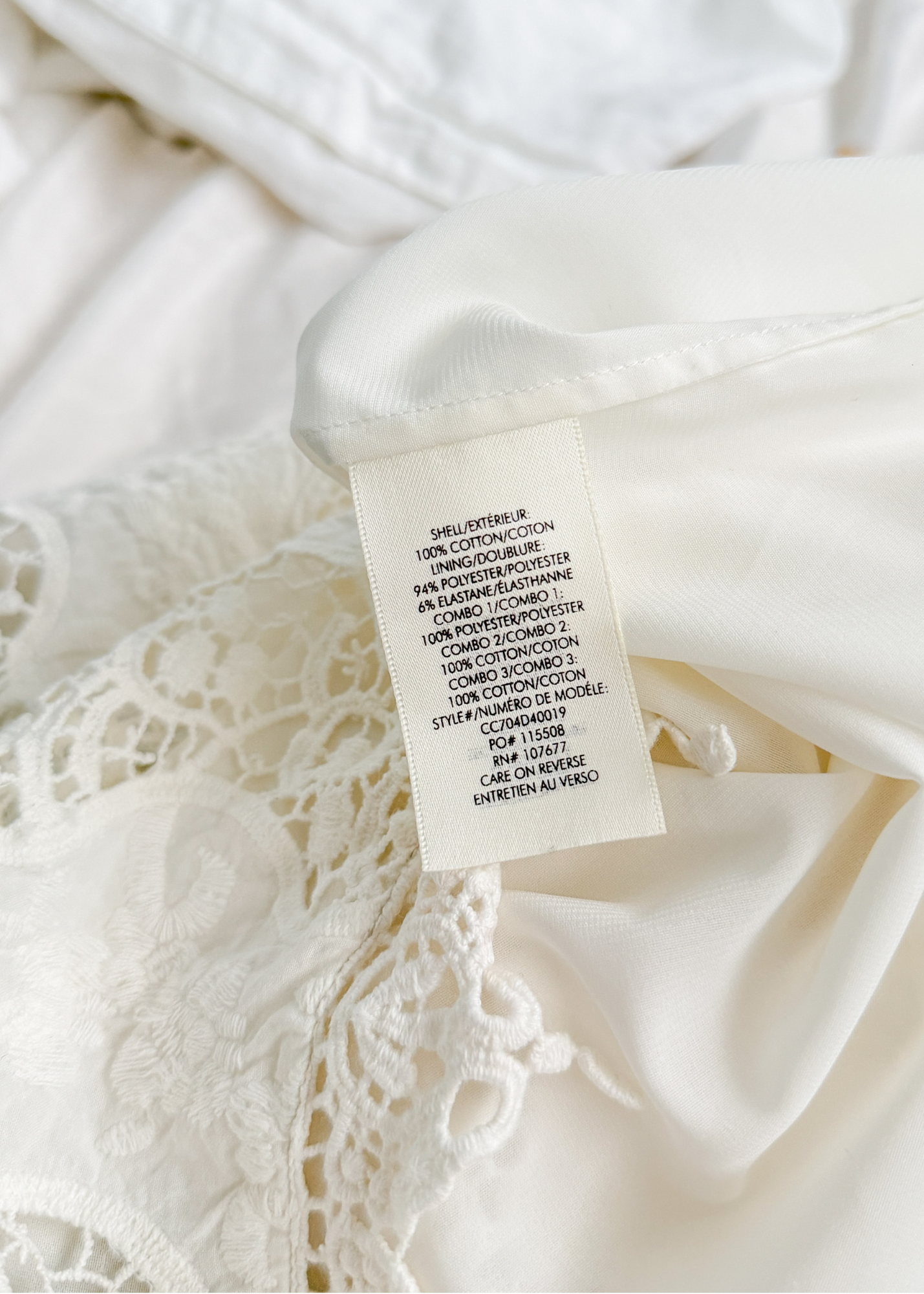 Alice + Olivia Cream Crochet Lace Sleeveless Top (4)