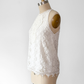 Alice + Olivia Cream Crochet Lace Sleeveless Top (4)