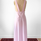 Vintage 80s Val Mode Light Pink Lingerie Slip Nighty Full Length (M)