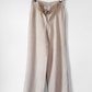 Max Mara Italian Pure Linen Wide Leg Trousers Minimalist Coastal Chic (US 12)