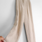 Max Mara Italian Pure Linen Wide Leg Trousers Minimalist Coastal Chic (US 12)