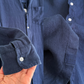 NEW Frank & Eileen Rory Navy 100% Linen Maxi Shirt Dress