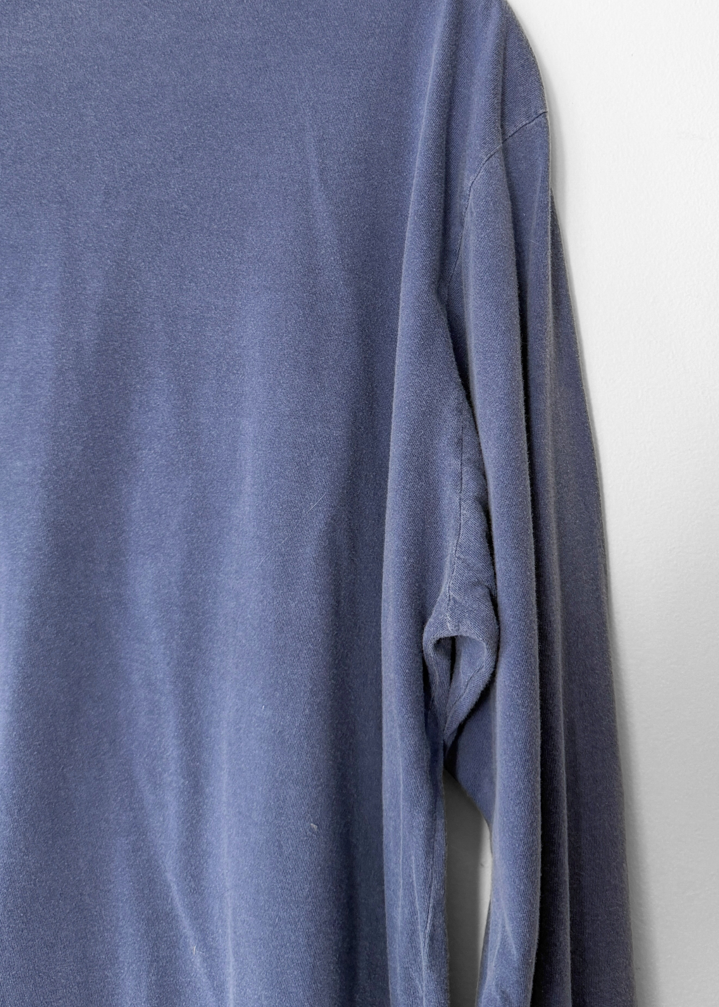 Vintage 90s J.Crew 100% Cotton Long Sleeve Oarsman Green tag T-Shirt