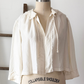 Antique 1920s/30s Cream Silk Night or Bed Jacket (M)