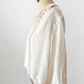 Antique 1920s/30s Cream Silk Night or Bed Jacket (M)