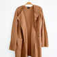 Quince 100% Organic Cotton Knit Collarless Coat (L)