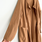 Quince 100% Organic Cotton Knit Collarless Coat (L)