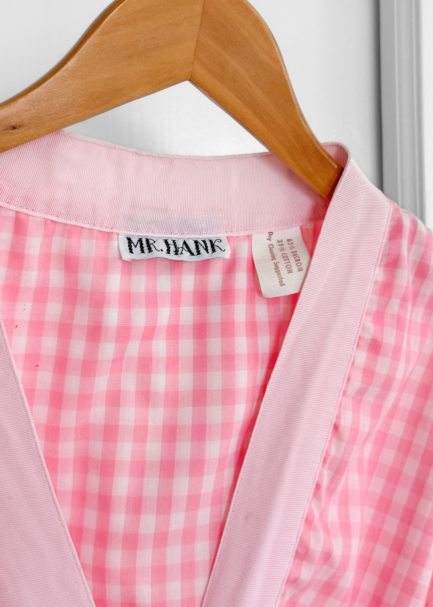 Vintage 70s Mr. Hank Patchwork Gingham Folk Prairie Maxi Dress