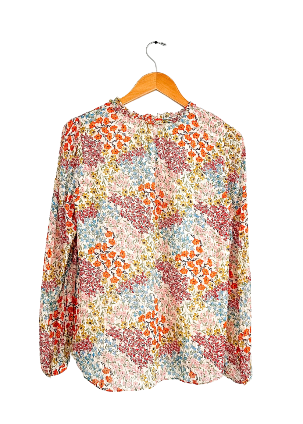 Rebecca Taylor Ava Floral Silk Peasant Top (4)