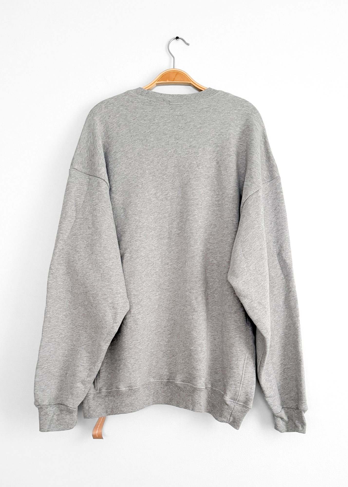 NEW Reformation Organic Cotton Gray Fleece Oversized Sweatshirt (S)