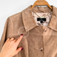 Dennis Basso Tan Suede Leather Chore Jacket (1X)