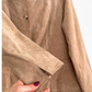 Dennis Basso Tan Suede Leather Chore Jacket (1X)