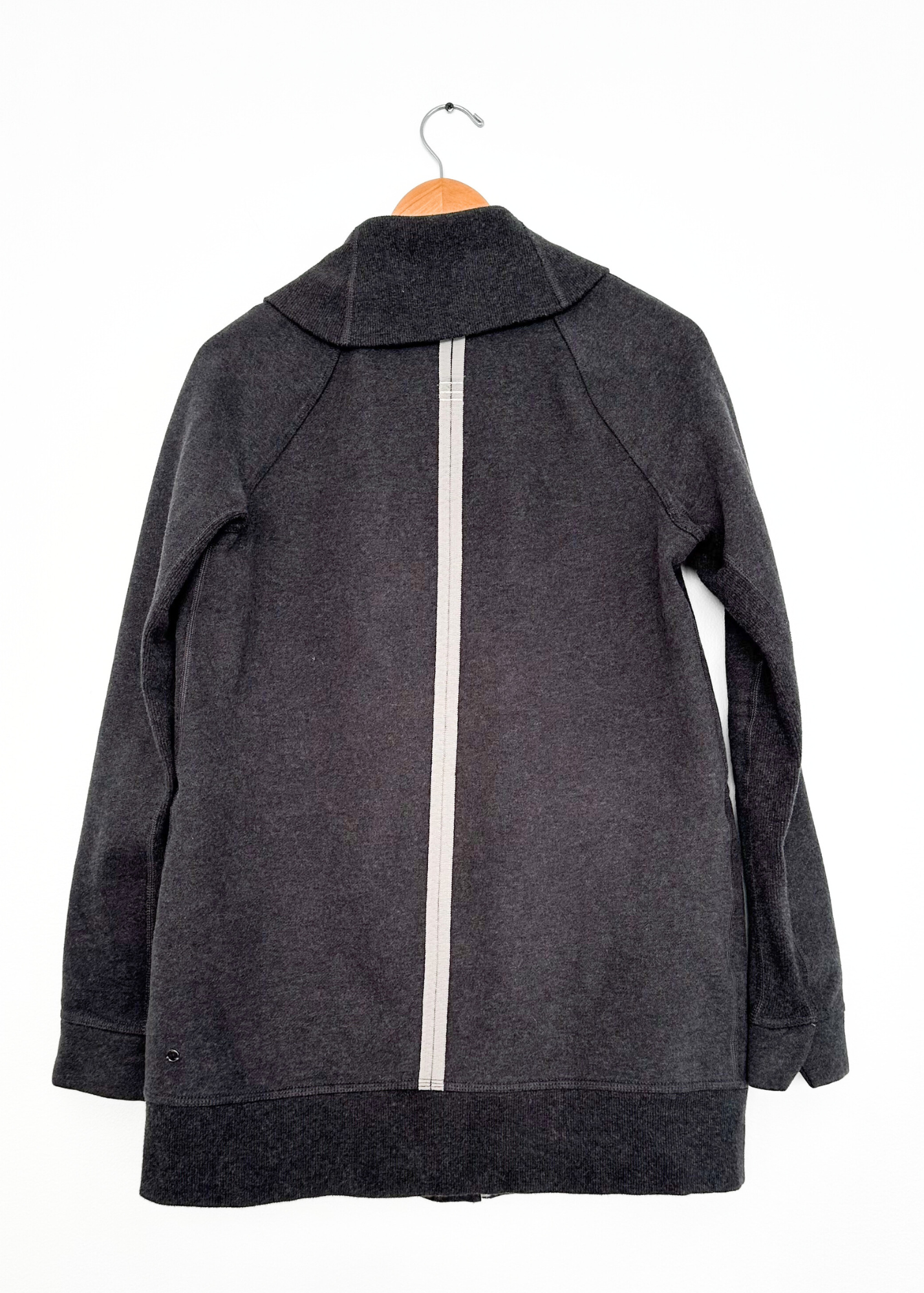 Lululemon Yin to My Yang Dark Gray Cardigan Jacket (8)