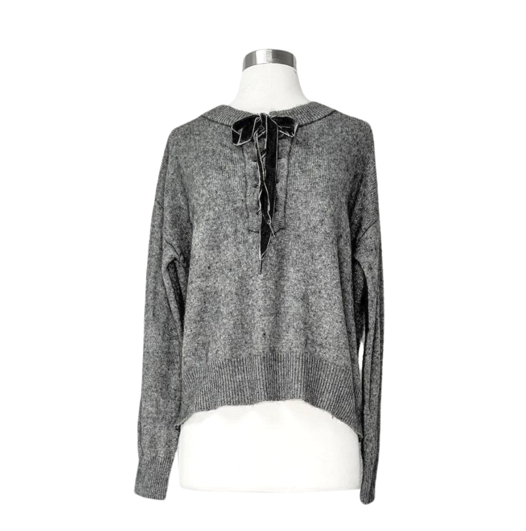 Rails Olivia Gray Wool Cashmere Sweater