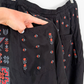 Johnny Was Pete & Greta Black Embroidered Keir Jogger Pants (M)