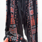 Johnny Was Pete & Greta Black Embroidered Keir Jogger Pants (M)