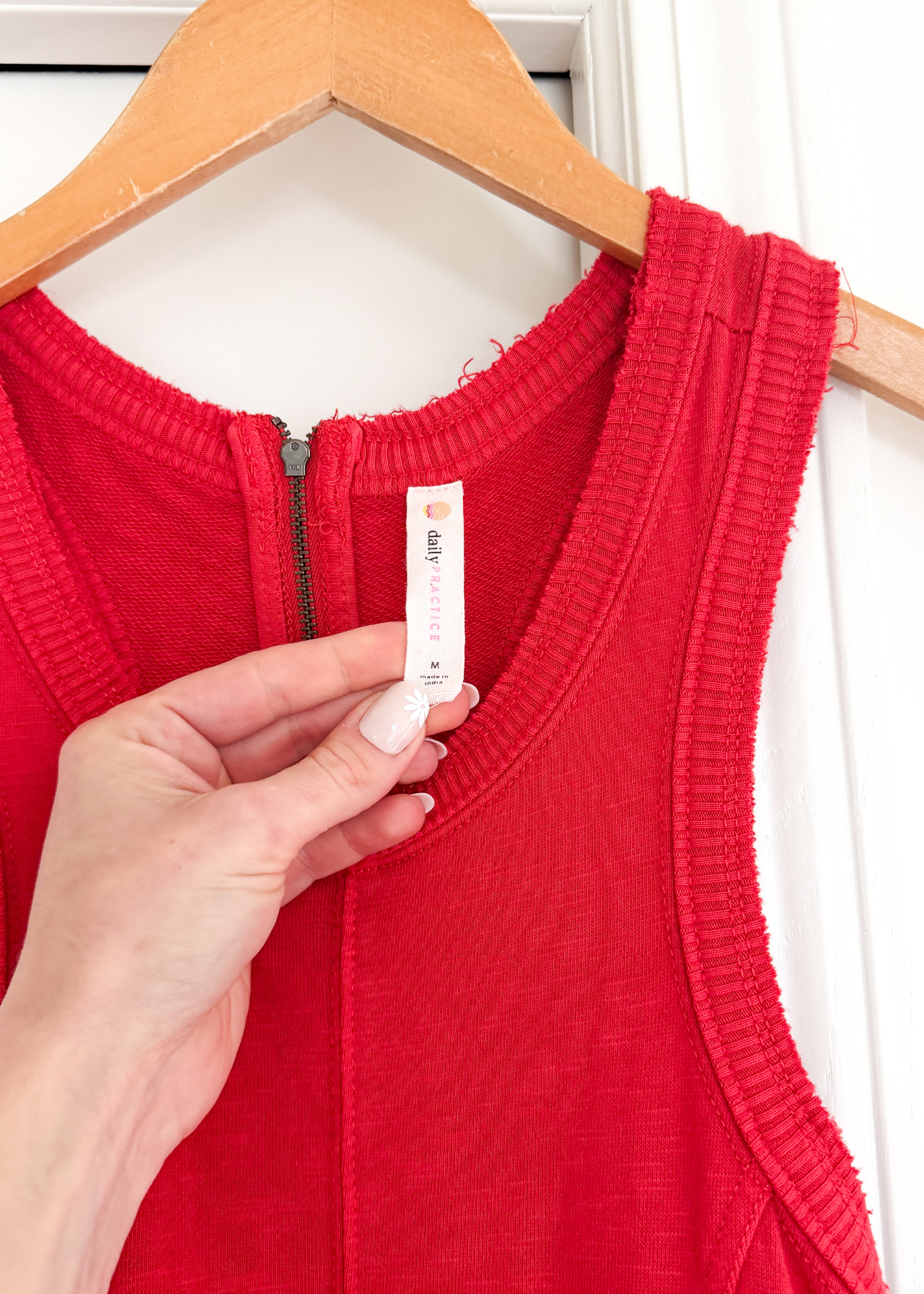 Anthropologie Daily Practice Red Horizon Wide Leg Jumpsuit (M)